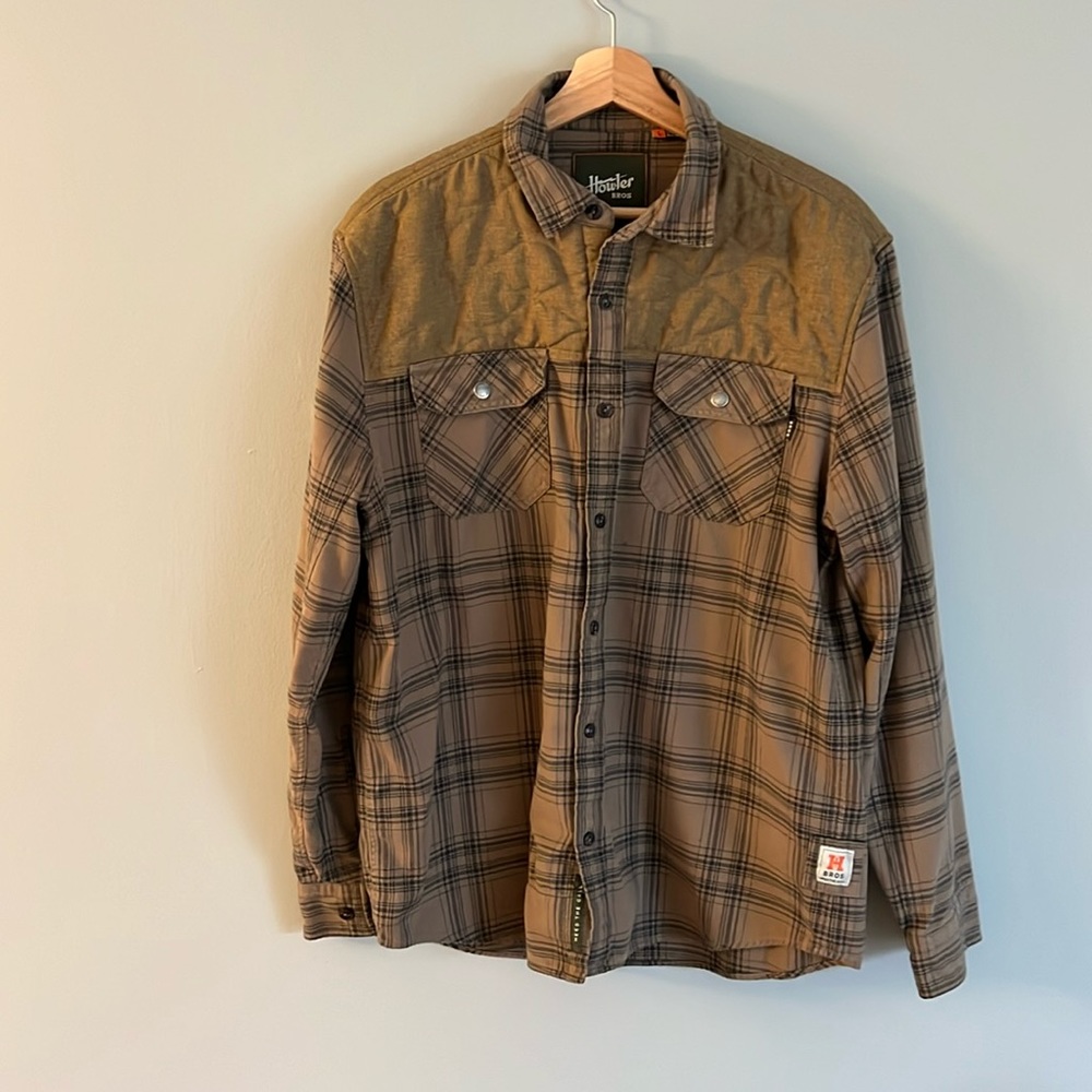 Howler Brothers Men's Quintana Quilted Flannel Jacket Shirt Size Large